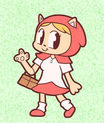 Cat Riding Hood i guess