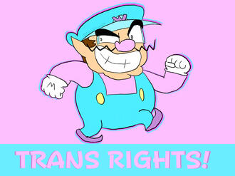 Trans Rights Wario