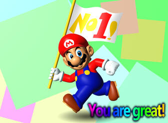 SSB Mario Congratulations